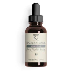 Organic Rosehip cold pressed seed oil bt the brand KJ serum